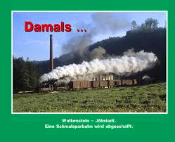 Damals 3 Wolkenstein  Jhstadt Eine Schmalspurbahn wird abgesc