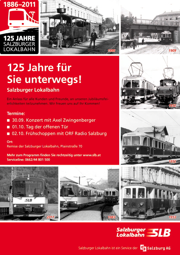 Einladung 125 Jahre SLB Plakat