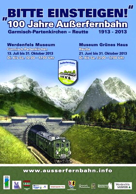 Plakat Auerfernbahn
