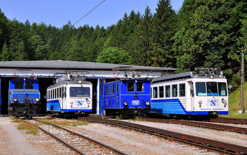 Zugspitzbahn Parade am 03.08.2013 Foto VAT