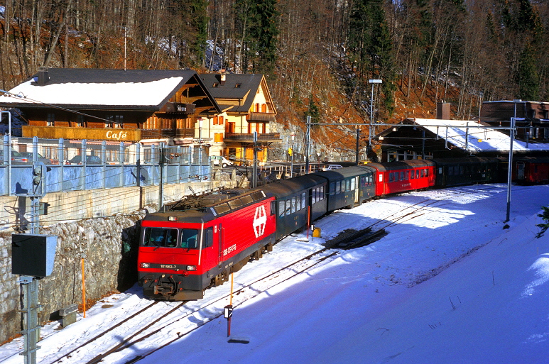 k-009 Brnigb. HGe 4.4 II. 101.963 Bf. Brnig- Hasliberg 31.12.1992 foto klaus kampelmann