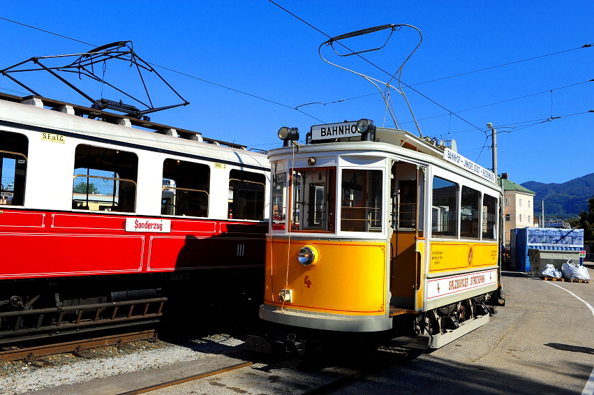 k-010 Gelbe Elektrische Stadtbahn Fahrzeug Salzburg 01.10.2011 hr