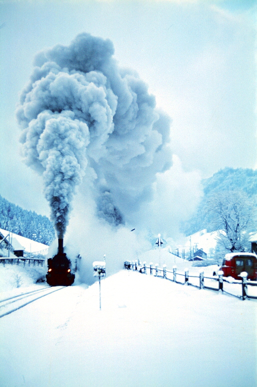 k-014 Erzbergbahn Ausfahrt Vordernberg ca. 1975 foto heinz block slg.hr