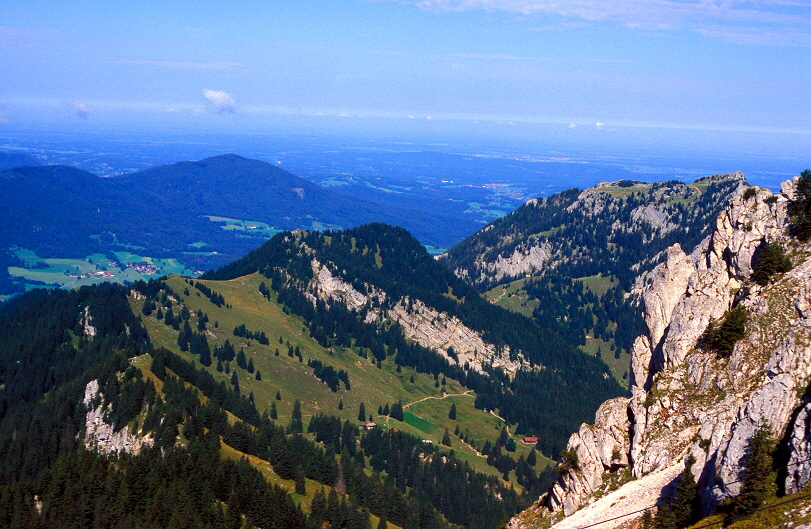 k-019 Blick vom Wendelstein Ri. Schliersee 18.08.2007 hr