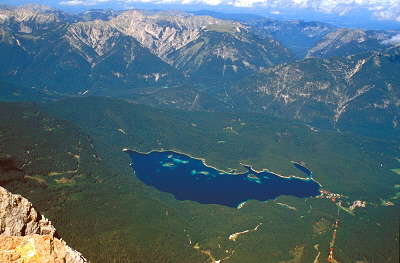 k-067 Blick auf den Eibsee 05.09.2006 Foto H. Rubarth