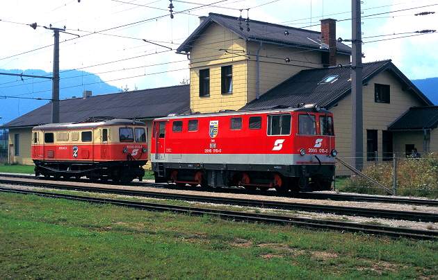 k-MZB051 1099.015 & 1099.003 Heizhaus Mariazell 10.08.1997