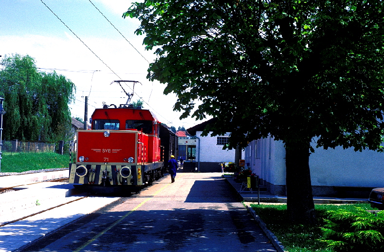 k-SLB003 Lok 71 Bf. Lampechtshausen 24.07.1989 foto herbert rubarth