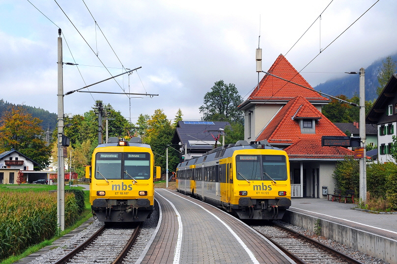 k-002. ET 10.122 und ET 10.107 Bf. St. Anton i.M. 01.10.2012 hr