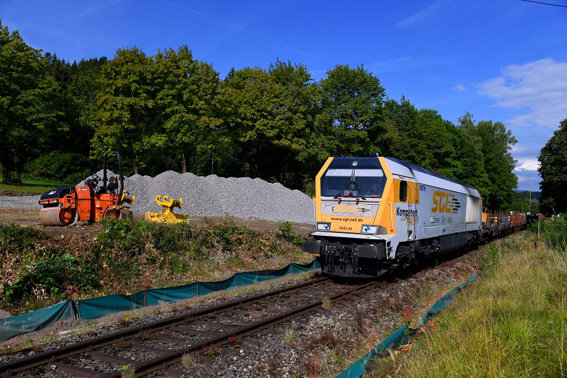 k-003. Bauzug vor Peiting Nord 11.08.2018 hr