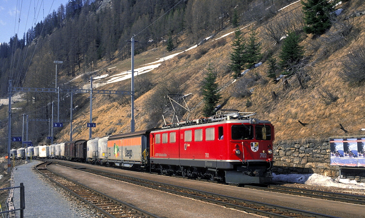 k-ABB006 Ge 6.6 II. Bf. Bergn 16.01.1991 foto johannes schmoll