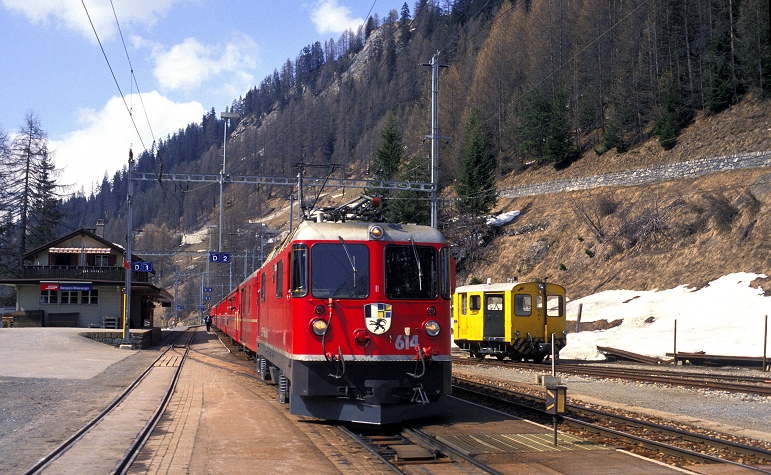 k-ABB008 Ge 4.4 II. Bf. bergn 16.01.1991 fo to johannes schmoll